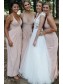 Sheath/Column V Neck Long Bridesmaid Dresses 902417 Sheath/Column V Neck Long Bridesmaid Dresses 902417
