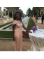 Long Pink Chiffon and Lace Bridesmaid Dresses 902426