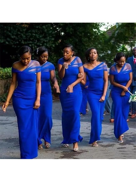 Long Royal Blue Mermaid Bridesmaid Dresses 902430 Long Royal Blue Mermaid Bridesmaid Dresses 902430