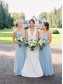 Long Blue Chiffon Floor Length Bridesmaid Dresses 902453 Long Blue Chiffon Floor Length Bridesmaid Dresses 902453