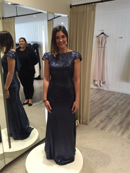 Long Navy Blue Sequin Bridesmaid Dresses 902457 Long Navy Blue Sequin Bridesmaid Dresses 902457