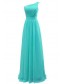 Long Chiffon One Shoulder Bridesmaid Dresses 902465