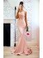 Long Pink Mermaid Lace Bridesmaid Dresses 902473