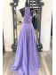 Long Purple Chiffon and Lace Bridesmaid Dresses 902479 Long Purple Chiffon and Lace Bridesmaid Dresses 902479