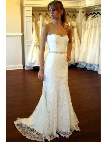Elegant Mermaid Lace Wedding Dresses Bridal Gowns 903004 Elegant Mermaid Lace Wedding Dresses Bridal Gowns 903004