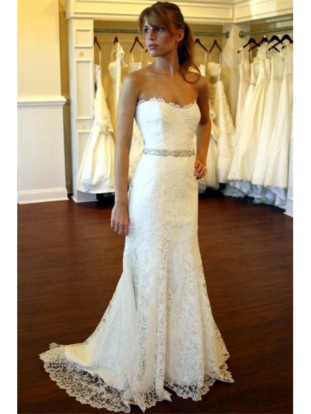 Elegant Mermaid Lace Wedding Dresses Bridal Gowns 903004 Elegant Mermaid Lace Wedding Dresses Bridal Gowns 903004