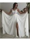 Elegant Chiffon and Lace Wedding Dresses Bridal Gowns 903005