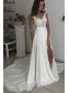 Elegant Chiffon and Lace Wedding Dresses Bridal Gowns 903005
