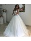 A-Line Lace Long Sleeves Wedding Dresses Bridal Gowns 903010