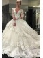 Elegant Long Sleeves Lace Wedding Dresses Bridal Gowns 903018