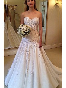 A-Line Sweetheart Lace Wedding Dresses Bridal Gowns 903020 A-Line Sweetheart Lace Wedding Dresses Bridal Gowns 903020