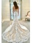 Long Lace Mermaid Sweetheart Wedding Dresses Bridal Gowns 903025