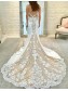 Long Lace Mermaid Sweetheart Wedding Dresses Bridal Gowns 903025