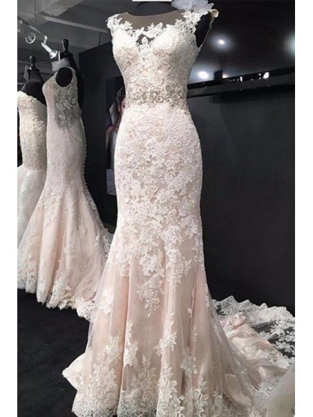 Elegant Mermaid Lace Wedding Dresses Bridal Gowns 903042 Elegant Mermaid Lace Wedding Dresses Bridal Gowns 903042