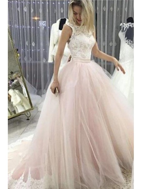Elegant Lace and Tulle Wedding Dresses Bridal Gowns 903048