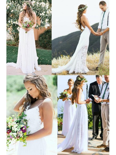Lace Spaghetti Straps Wedding Dresses Bridal Gowns 903054 Lace Spaghetti Straps Wedding Dresses Bridal Gowns 903054