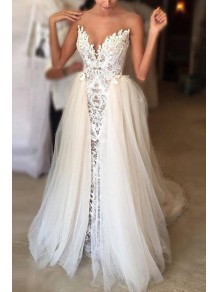 Lace and Tulle Sweetheart Wedding Dresses Bridal Gowns 903062 Lace and Tulle Sweetheart Wedding Dresses Bridal Gowns 903062