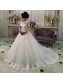 A-Line Lace Wedding Dresses Bridal Gowns with Long Sleeves 903063