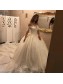 Elegant Lace Long Wedding Dresses Bridal Gowns with Long Sleeves 903083
