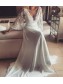 A-Line Chiffon and Lace Wedding Dresses Bridal Gowns 903086 A-Line Chiffon and Lace Wedding Dresses Bridal Gowns 903086