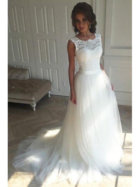 Elegant Lace and Tulle Wedding Dresses Bridal Gowns 903099 Elegant Lace and Tulle Wedding Dresses Bridal Gowns 903099