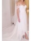 A-Line Chiffon and Lace Wedding Dresses Bridal Gowns 903100