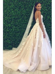 A-Line Lace and Tulle Wedding Dresses Bridal Gowns 903118 A-Line Lace and Tulle Wedding Dresses Bridal Gowns 903118