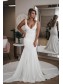 Long White Mermaid V Neck Wedding Dresses Bridal Gowns 903127 Long White Mermaid V Neck Wedding Dresses Bridal Gowns 903127