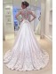 A-Line Lace Long Sleeves Wedding Dresses Bridal Gowns 903137 A-Line Lace Long Sleeves Wedding Dresses Bridal Gowns 903137