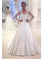 A-Line Lace Long Sleeves Wedding Dresses Bridal Gowns 903137 A-Line Lace Long Sleeves Wedding Dresses Bridal Gowns 903137