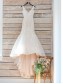 Mermaid Lace V Neck Wedding Dresses Bridal Gowns 903140