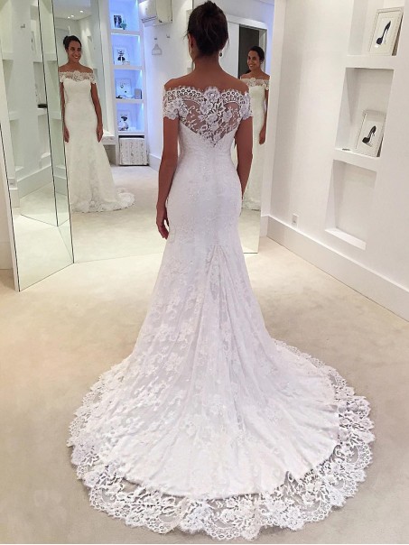 Mermaid Beaded Lace Long Wedding Dresses Bridal Gowns 903147 Mermaid Beaded Lace Long Wedding Dresses Bridal Gowns 903147