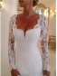 Elegant Mermaid Long Sleeves Lace Wedding Dresses Bridal Gowns 903165 Elegant Mermaid Long Sleeves Lace Wedding Dresses Bridal Gowns 903165