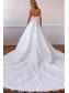 A-Line Strapless Long Lace and Satin Wedding Dresses Bridal Gowns 903167 A-Line Strapless Long Lace and Satin Wedding Dresses Bridal Gowns 903167