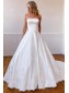 A-Line Strapless Long Lace and Satin Wedding Dresses Bridal Gowns 903167 A-Line Strapless Long Lace and Satin Wedding Dresses Bridal Gowns 903167