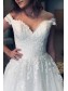 A-Line Lace and Tulle Off the Shoulder Wedding Dresses Bridal Gowns 903168 A-Line Lace and Tulle Off the Shoulder Wedding Dresses Bridal Gowns 903168