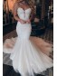 Long Mermaid Sweetheart Lace and Tulle Beaded Wedding Dresses Bridal Gowns 903172
