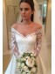 A-Line Lace Long Sleeves V Neck Wedding Dresses Bridal Gowns 903186 A-Line Lace Long Sleeves V Neck Wedding Dresses Bridal Gowns 903186