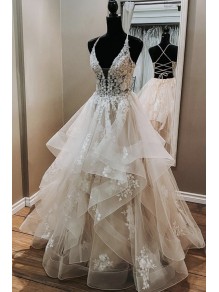 A-Line Lace V Neck Wedding Dresses Bridal Gowns 903193 A-Line Lace V Neck Wedding Dresses Bridal Gowns 903193