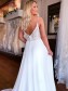 A-Line Chiffon and Lace V Neck Wedding Dresses Bridal Gowns 903196 A-Line Chiffon and Lace V Neck Wedding Dresses Bridal Gowns 903196