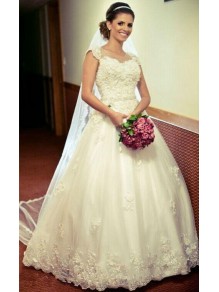 A-Line Beaded Lace Wedding Dresses Bridal Gowns 903273 A-Line Beaded Lace Wedding Dresses Bridal Gowns 903273