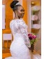 Mermaid Long Sleeves Lace Wedding Dresses Bridal Gowns 903296