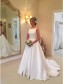 A-Line Long Satin Wedding Dresses Bridal Gowns 903305 A-Line Long Satin Wedding Dresses Bridal Gowns 903305