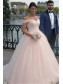 A-Line Lace and Tulle Wedding Dresses Bridal Gowns 903308