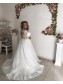 A-Line Lace Long Sleeves Wedding Dresses Bridal Gowns 903328 A-Line Lace Long Sleeves Wedding Dresses Bridal Gowns 903328