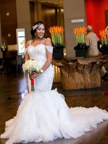 Mermaid Lace and Tulle Off the Shoulder Wedding Dresses Bridal Gowns 903345 Mermaid Lace and Tulle Off the Shoulder Wedding Dresses Bridal Gowns 903345