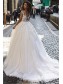 A-Line Lace and Tulle Long Wedding Dresses Bridal Gowns 903361