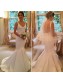Mermaid V Neck Long Wedding Dresses Bridal Gowns 903364