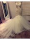 Elegant Mermaid Lace and Tulle Wedding Dresses Bridal Gowns 903374