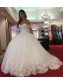 Ball Gowns Beaded Lace Wedding Dresses Bridal Gowns 903377